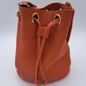 Bucket bag oranje